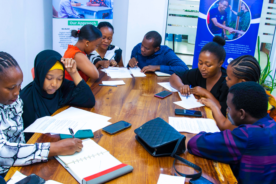 Facilitated workshop session with a team